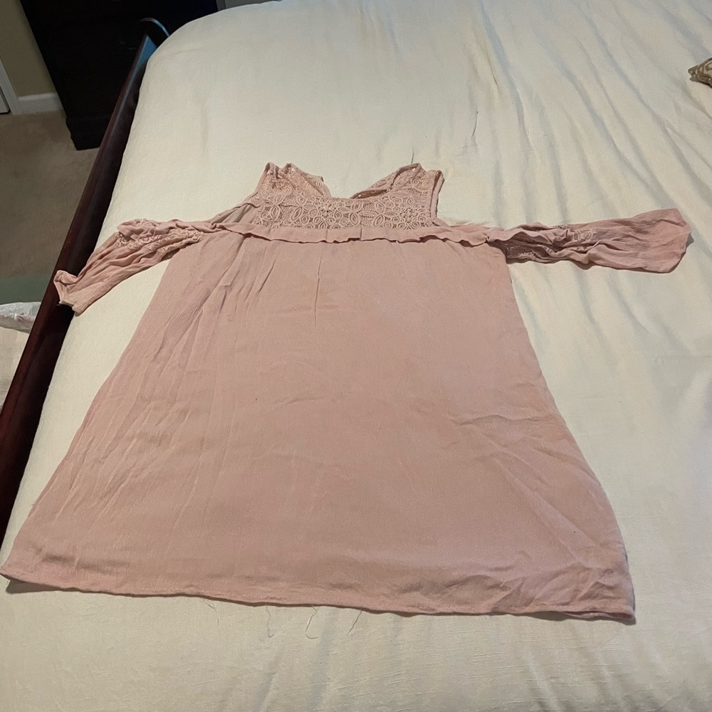 Cold shoulder dress